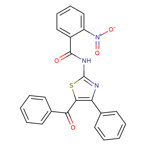 N-(5-benzoyl-4-phenyl-1,3-thiazol-2-yl)-2-nitrobenzamide