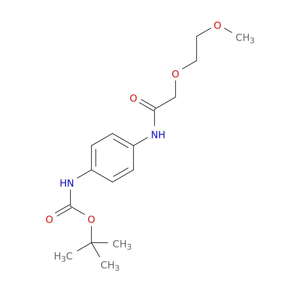 Carbamic acid, [4-​[[(2-​methoxyethoxy)​acetyl]​amino]​phenyl]​-​, 1,​1-​dimethylethyl ester