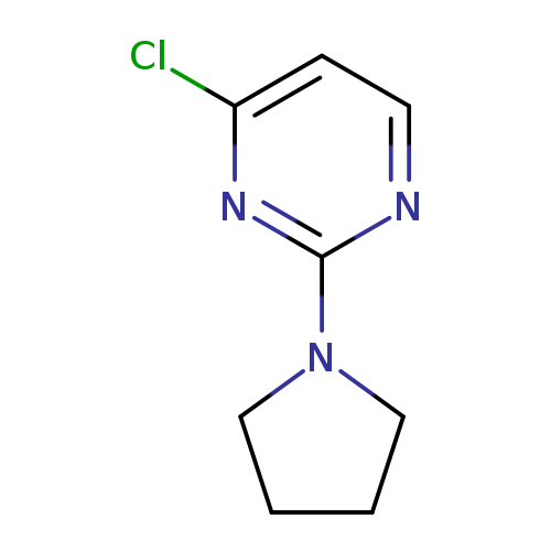 Pyrimidine, 4-chloro-2-(1-pyrrolidinyl)-