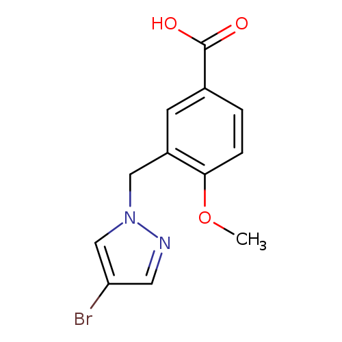 3-[(4-bromo-1H-pyrazol-1-yl)methyl]-4-methoxybenzoic acid