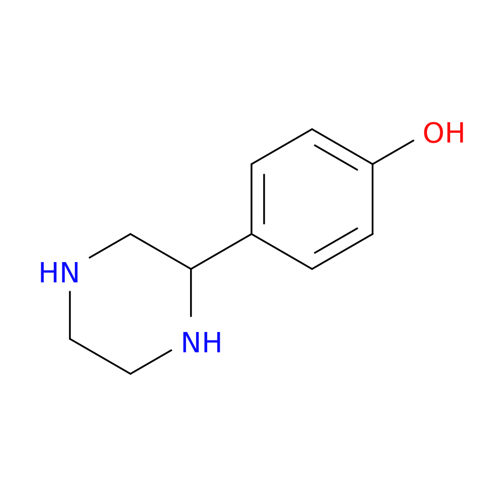4-(Piperazin-2-yl)phenol