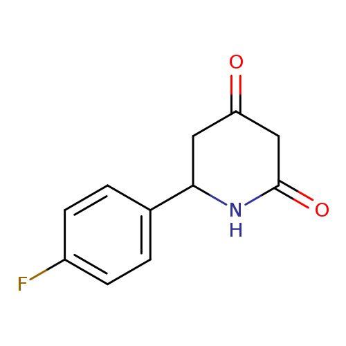6-(4-fluorophenyl)piperidine-2,4-dione