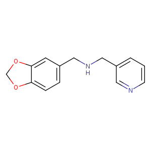 1-(Benzo[d][1,3]dioxol-5-yl)-N-(pyridin-3-ylmethyl)methanamine