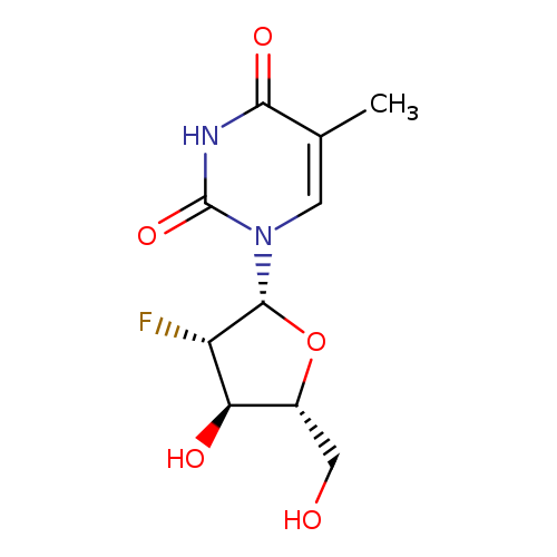 1-(2-Deoxy-2-fluoro-β-D-arabinofuranosyl)-5-methyluracil