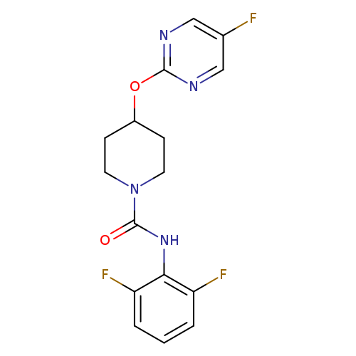 N-(2,6-difluorophenyl)-4-[(5-fluoropyrimidin-2-yl)oxy]piperidine-1-carboxamide