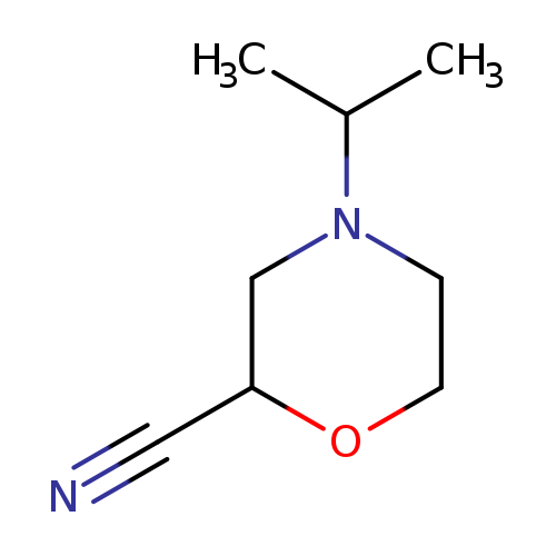 4-(propan-2-yl)morpholine-2-carbonitrile