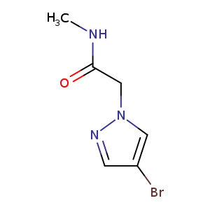 2-(4-Bromo-1H-pyrazol-1-yl)-N-methylacetamide