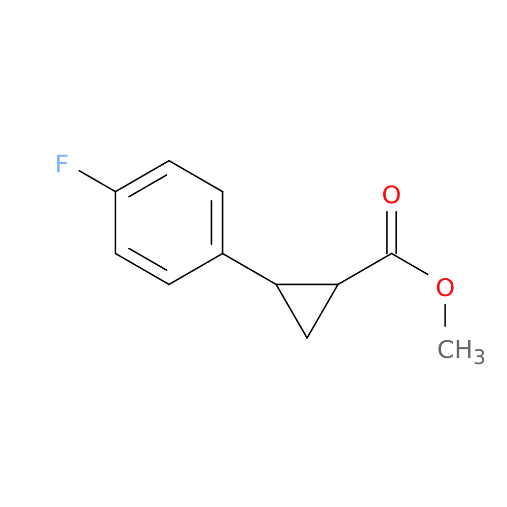 methyl 2-(4-fluorophenyl)cyclopropanecarboxylate