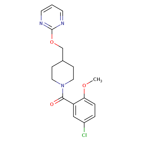 2-{[1-(5-chloro-2-methoxybenzoyl)piperidin-4-yl]methoxy}pyrimidine