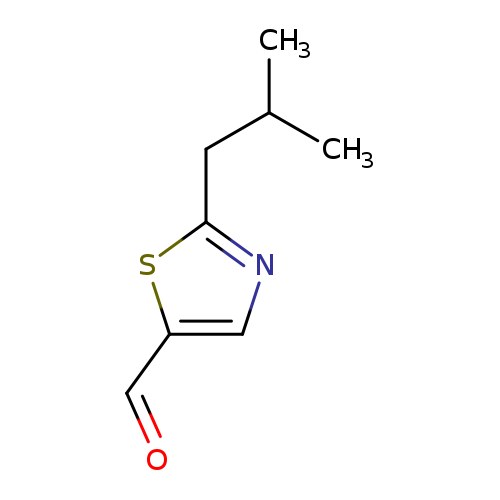 2-(2-methylpropyl)-1,3-thiazole-5-carbaldehyde