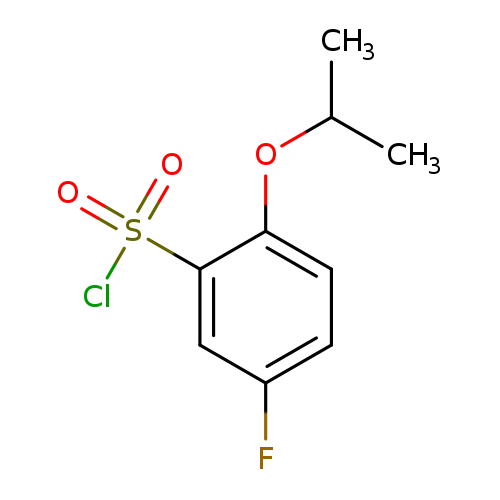 5-fluoro-2-(propan-2-yloxy)benzene-1-sulfonyl chloride