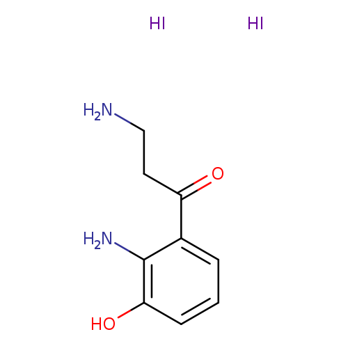 3-amino-1-(2-amino-3-hydroxyphenyl)propan-1-one dihydroiodide