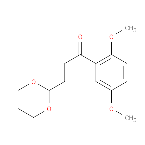 2',5'-Dimethoxy-3-(1,3-dioxan-2-yl)propiophenone