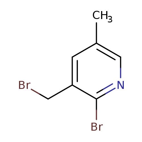 2-bromo-3-(bromomethyl)-5-methylpyridine
