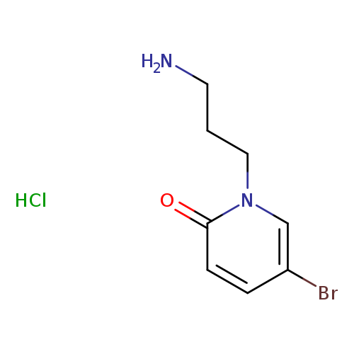 1-(3-Aminopropyl)-5-bromo-1,2-dihydropyridin-2-one hydrochloride