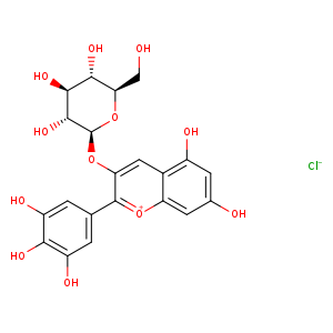 Delphinidin 3-O-β-glucopyranoside chloride