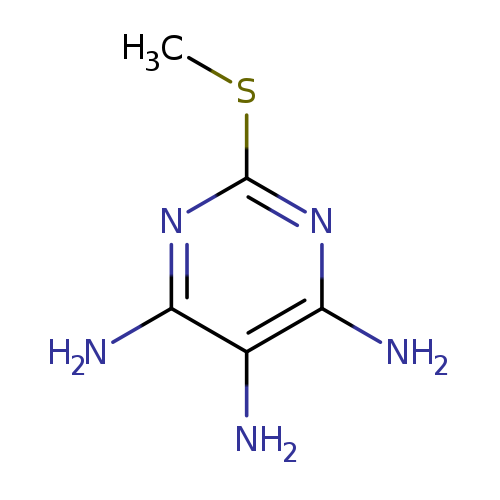2-methylsulfanylpyrimidine-4,5,6-triamine