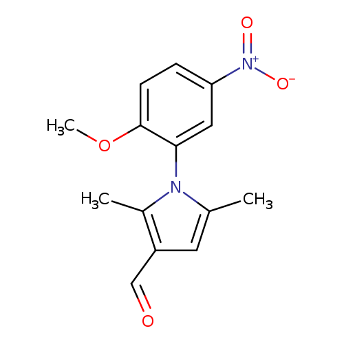 1-(2-Methoxy-5-nitrophenyl)-2,5-dimethyl-1H-pyrrole-3-carbaldehyde