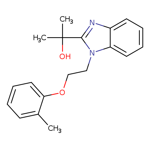 2-{1-[2-(2-methylphenoxy)ethyl]-1H-1,3-benzodiazol-2-yl}propan-2-ol