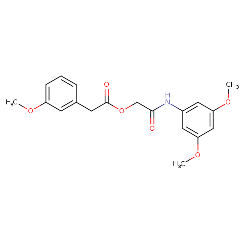 [(3,5-dimethoxyphenyl)carbamoyl]methyl 2-(3-methoxyphenyl)acetate