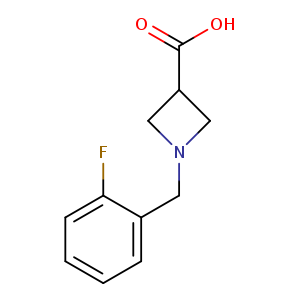 3-Azetidinecarboxylic acid, 1-[(2-fluorophenyl)methyl]-