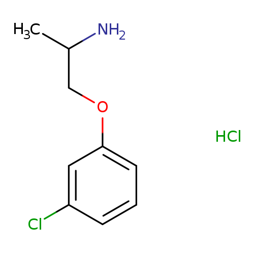 1-(3-CHLOROPHENOXY)-2-PROPANAMINE HYDROCHLORIDE