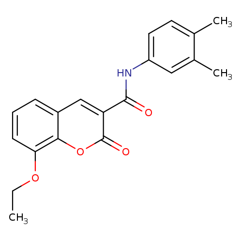 N-(3,4-dimethylphenyl)-8-ethoxy-2-oxo-2H-chromene-3-carboxamide