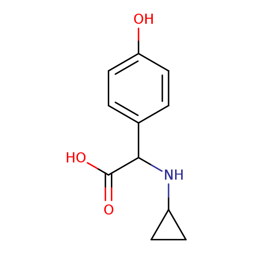2-(Cyclopropylamino)-2-(4-hydroxyphenyl)acetic acid