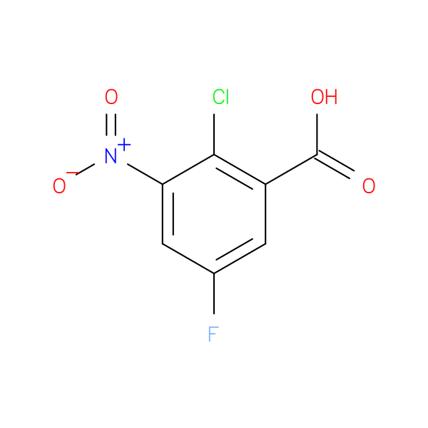 2-chloro-5-fluoro-3-nitrobenzoic acid