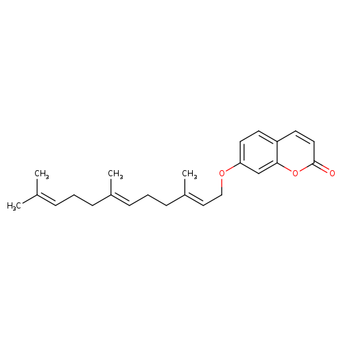 7-[(2E,6E)-3,7,11-trimethyldodeca-2,6,10-trienoxy]chromen-2-one