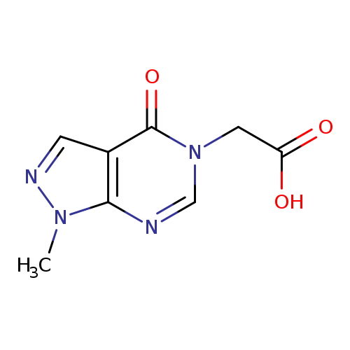 2-(1-Methyl-4-oxo-1H-pyrazolo[3,4-d]pyrimidin-5(4H)-yl)acetic acid