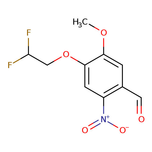 4-(2,2-difluoroethoxy)-5-methoxy-2-nitrobenzaldehyde