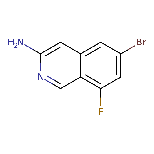 6-bromo-8-fluoroisoquinolin-3-amine