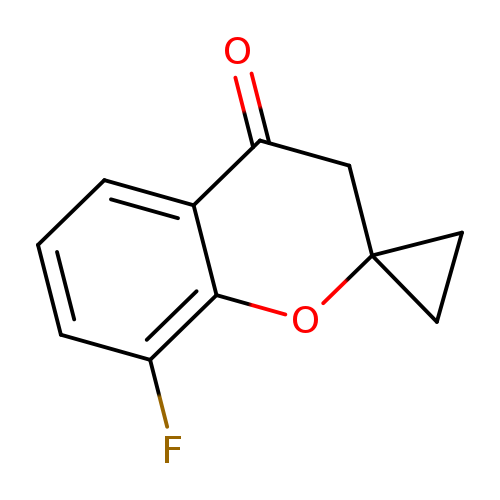 8-fluoro-3,4-dihydrospiro[1-benzopyran-2,1'-cyclopropan]-4-one