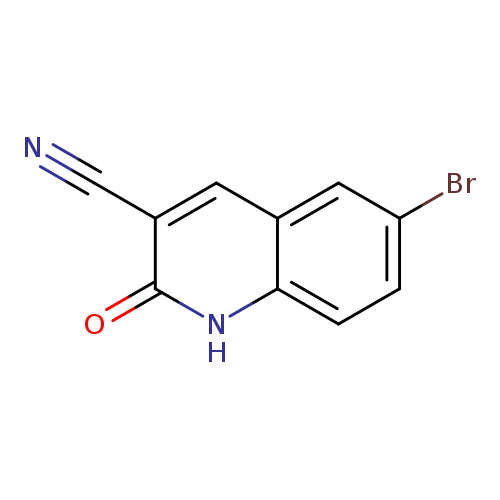 3-Quinolinecarbonitrile, 6-bromo-1,2-dihydro-2-oxo-
