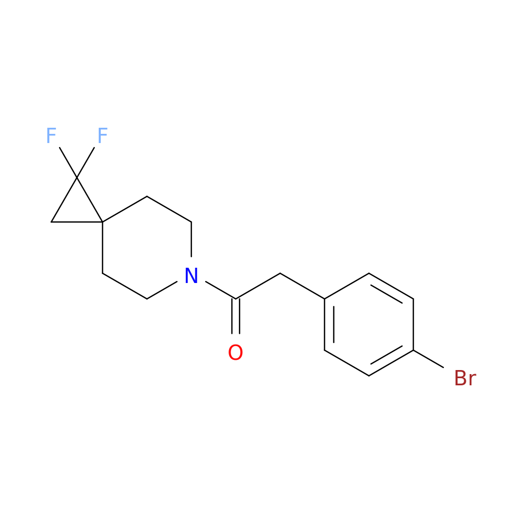 2-(4-bromophenyl)-1-{1,1-difluoro-6-azaspiro[2.5]octan-6-yl}ethan-1-one