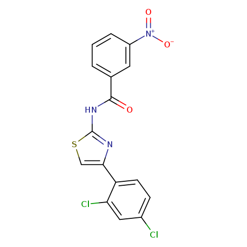 N-[4-(2,4-dichlorophenyl)-1,3-thiazol-2-yl]-3-nitrobenzamide