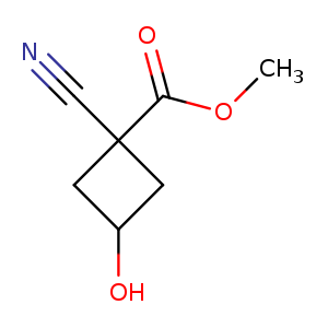 methyl 1-cyano-3-hydroxycyclobutane-1-carboxylate