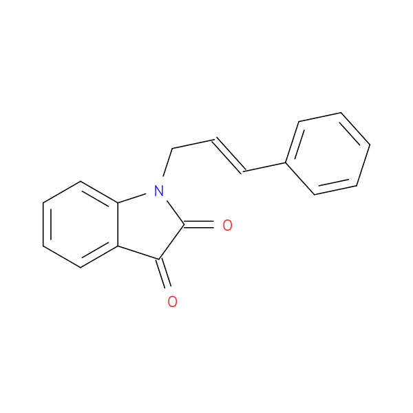 1-[(2E)-3-Phenylprop-2-en-1-yl]-1h-indole-2,3-dione