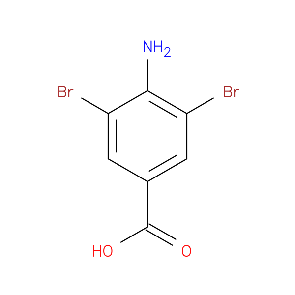 Benzoic acid, 4-amino-3,5-dibromo-