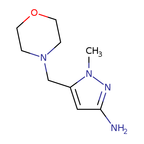 1-methyl-5-(morpholin-4-ylmethyl)-1H-pyrazol-3-amine