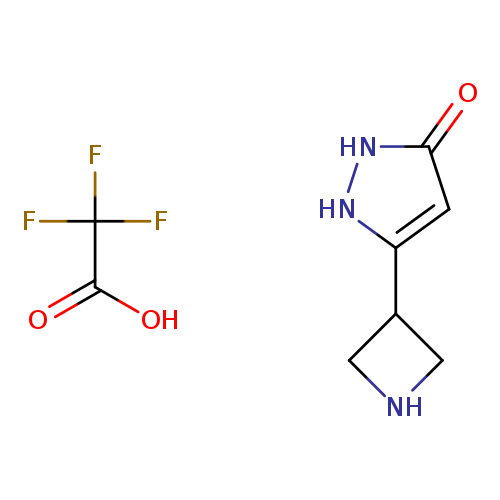 5-(azetidin-3-yl)-2,3-dihydro-1H-pyrazol-3-one, trifluoroacetic acid