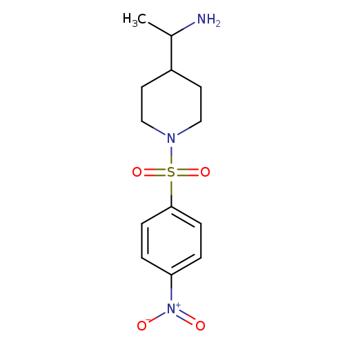 1-[1-(4-nitrobenzenesulfonyl)piperidin-4-yl]ethan-1-amine