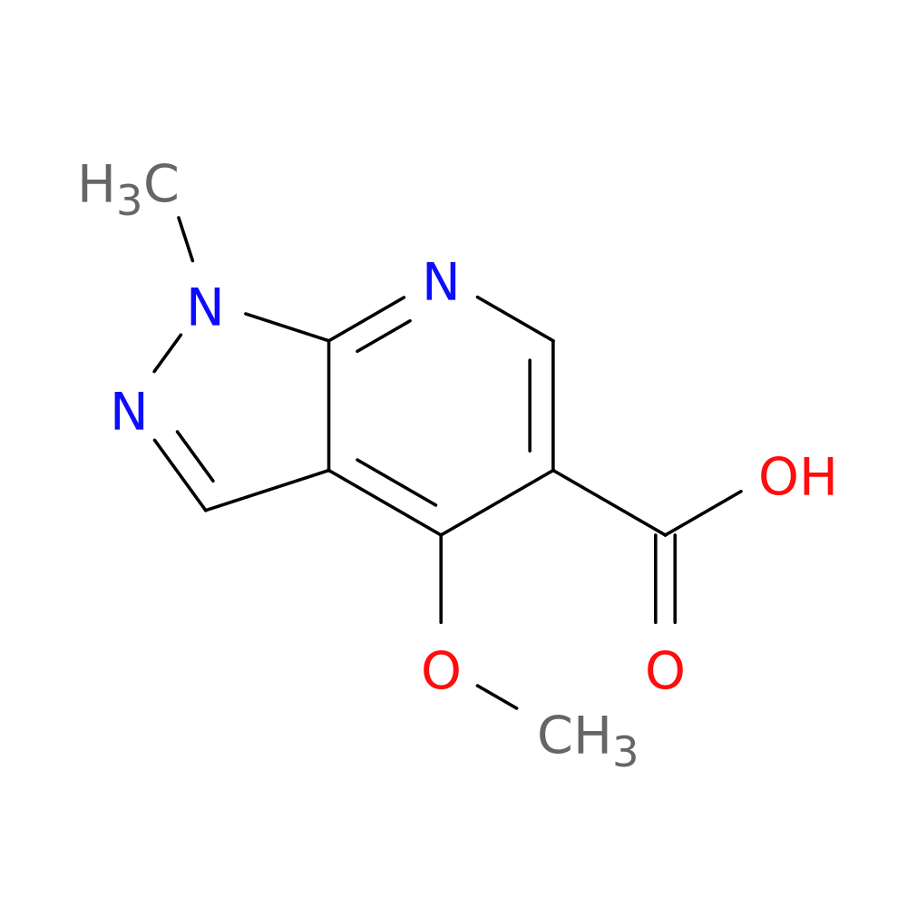 4-methoxy-1-methyl-1H-pyrazolo[3,4-b]pyridine-5-carboxylic acid