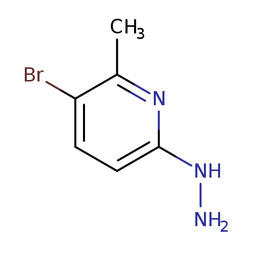 3-Bromo-6-hydrazinyl-2-methylpyridine