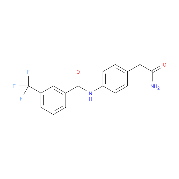 N-[4-(carbamoylmethyl)phenyl]-3-(trifluoromethyl)benzamide