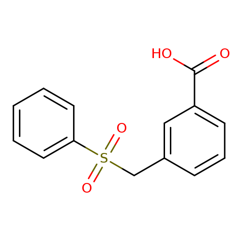3-[(Benzenesulfonyl)methyl]benzoic acid