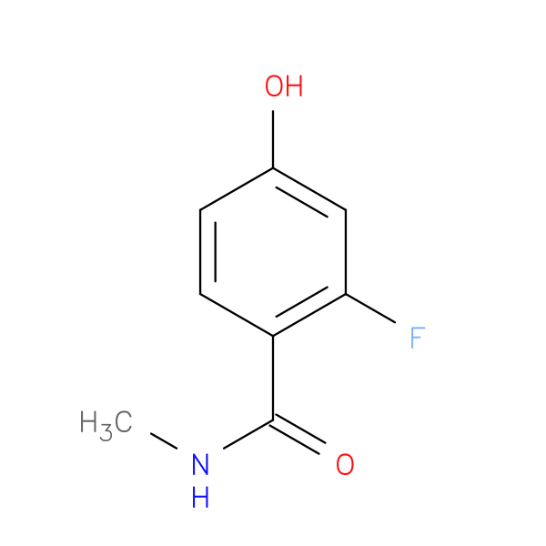 2-fluoro-4-hydroxy-N-methylbenzamide
