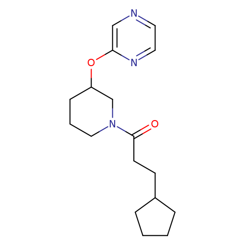 3-cyclopentyl-1-[3-(pyrazin-2-yloxy)piperidin-1-yl]propan-1-one