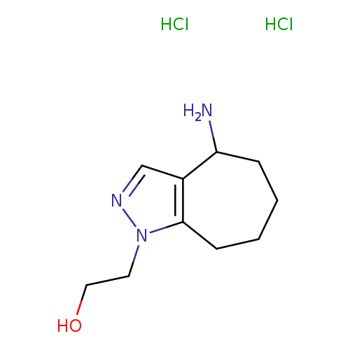 2-{4-amino-1H,4H,5H,6H,7H,8H-cyclohepta[c]pyrazol-1-yl}ethan-1-ol dihydrochloride